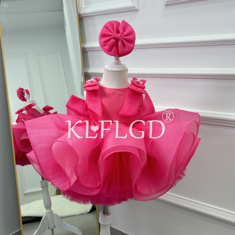 Baby Clothing Dresser - KLFLGD 幼児女の赤ちゃんページェントドレスビッグボウハートチュールチュチュドレスフラワーウェディングプリンセス誕生日パーティープロムドレス
