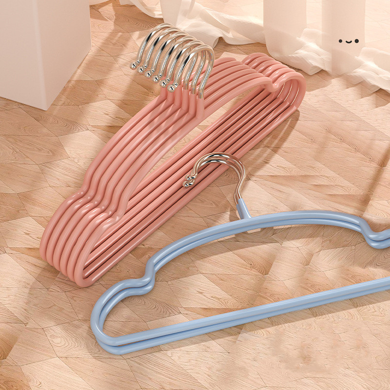 Baby Clothing Hangers - 10 個新しいベビー服ラックポータブルシンプルなタオルディスプレイスカーフハンガー防風子供コートハンガー衣類オーガナイザー