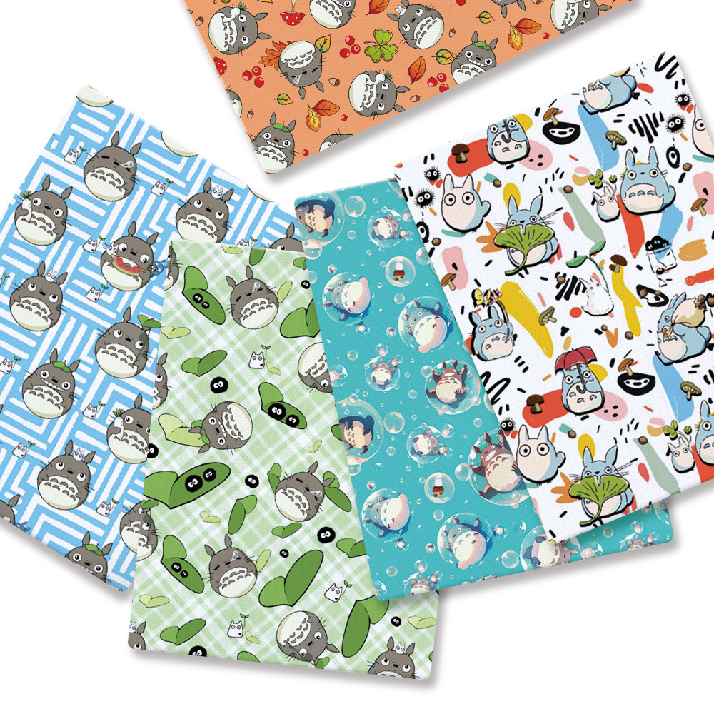 Baby Clothing In Japan - 140x50cm子供用漫画プリント生地,手作り縫製,パッチワーク,キルティング,ベビードレス,ホームシート,DIY