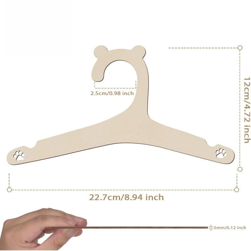 ベビー服ラックかわいいクマ木製子供服ハンガーホームガールプリ - Baby Clothing Hangers のレビューと価格