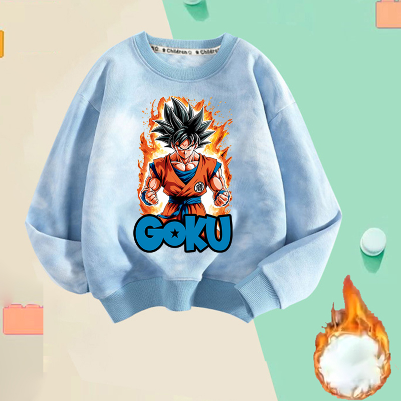 新しいドラゴンボール薄型フリースパーカー漫画悟空男性トレーナ - Baby Clothing In Japan のレビューと価格