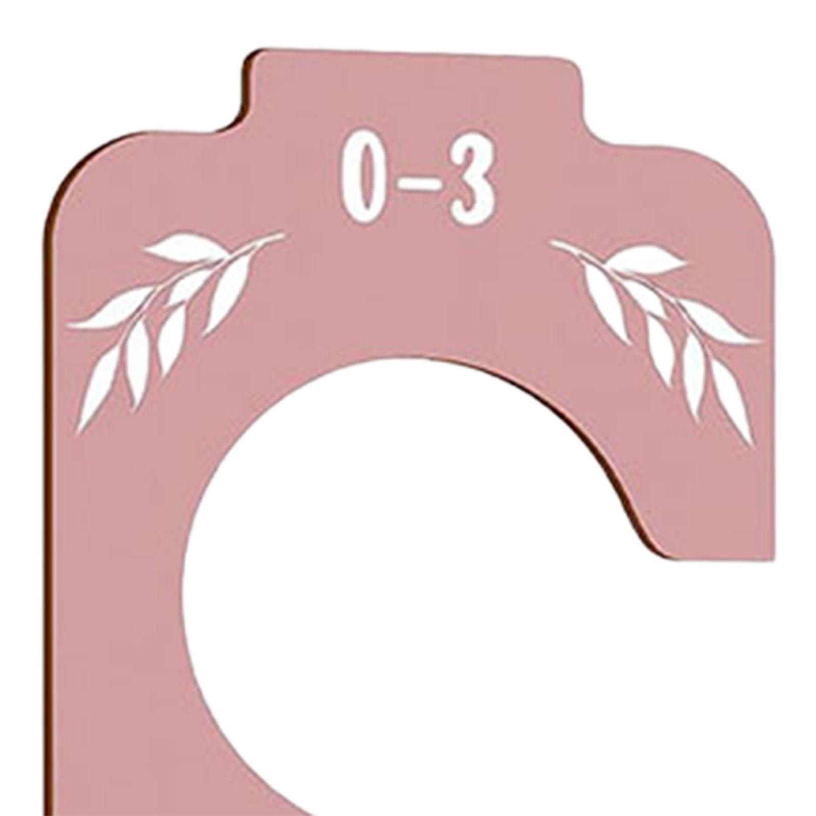 8個入りベビー服サイズディバイダー、ギフト用衣類ラックディバ - Baby Clothing Rack Gift のレビューと価格