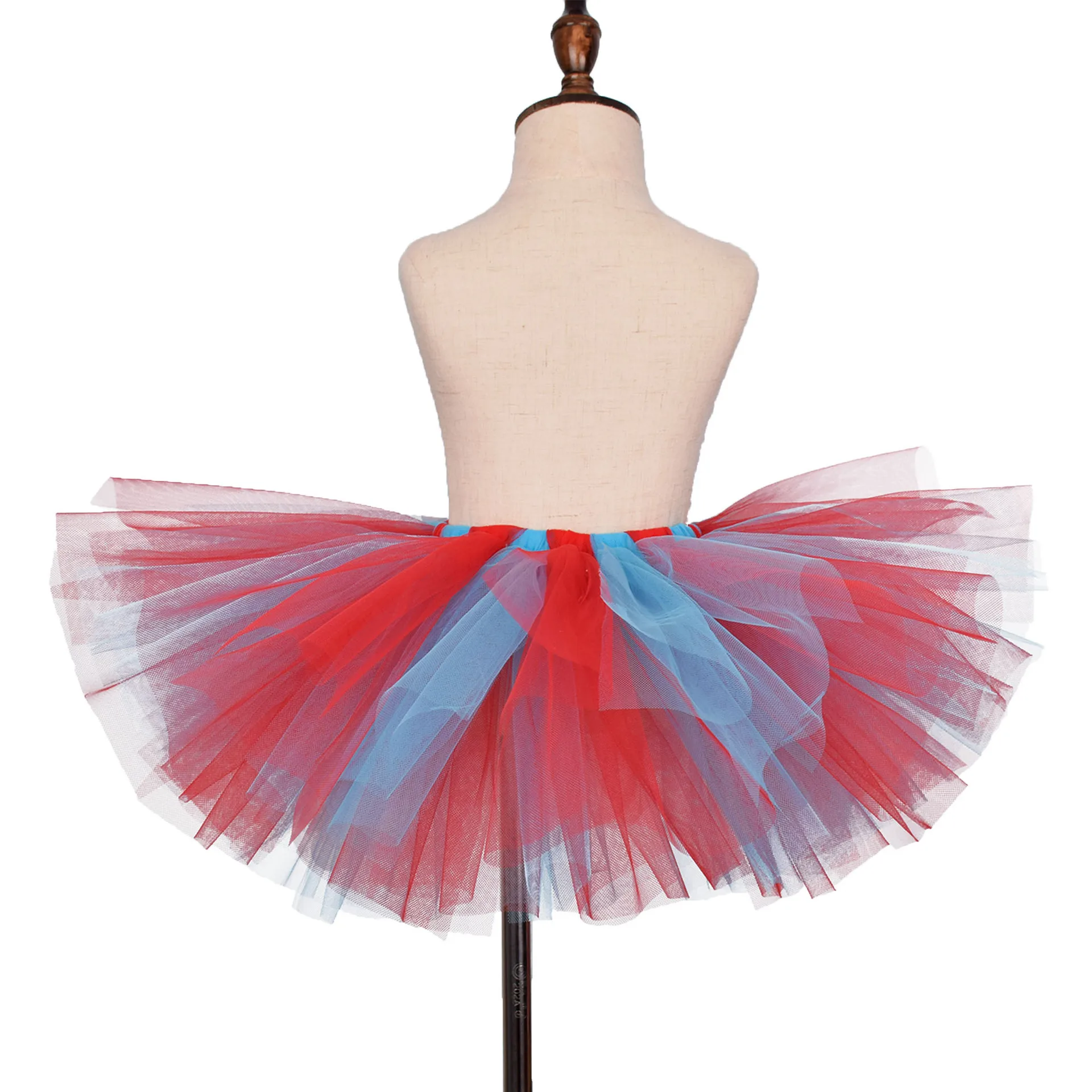 レッドターコイズシング1シング2チュチュスカート 女の子用  - Baby Tutu Skirt のレビューと価格