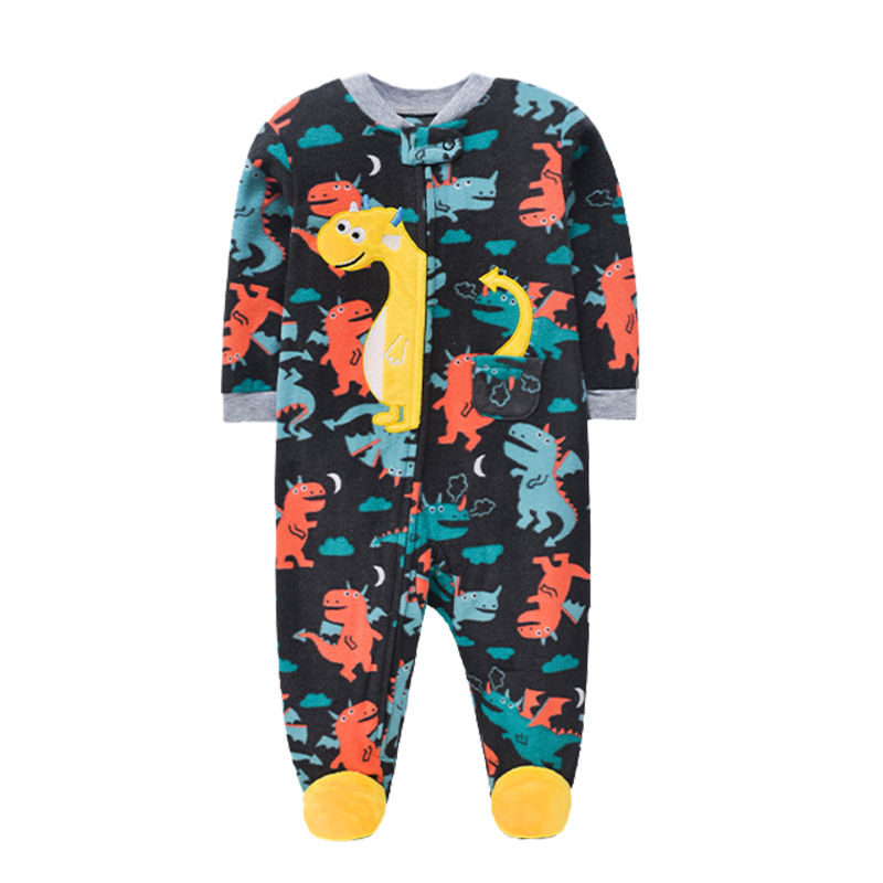新生児男の子女の子ロンパース服冬パジャマジッパーフリース秋幼 - Baby Clothing Next のレビューと価格