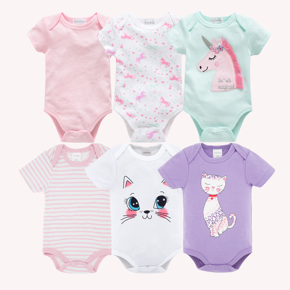 Kavkas 女の赤ちゃんボディスーツ 6/3 ピース/ロッ - Baby Clothing Next のレビューと価格