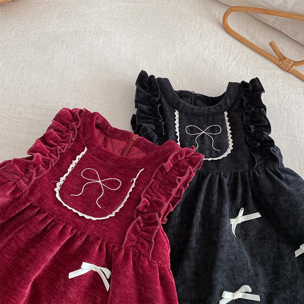 女の子のクリスマスドレスノースリーブキルティング暖かい冬子供 - Baby Clothing Quilt のレビューと価格