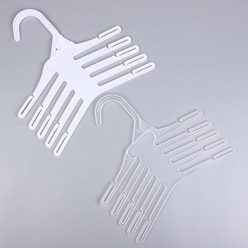 白いプラスチック製滑り止めズボンハンガー20個セット、子供服 - Baby Clothing Hangers のレビューと価格