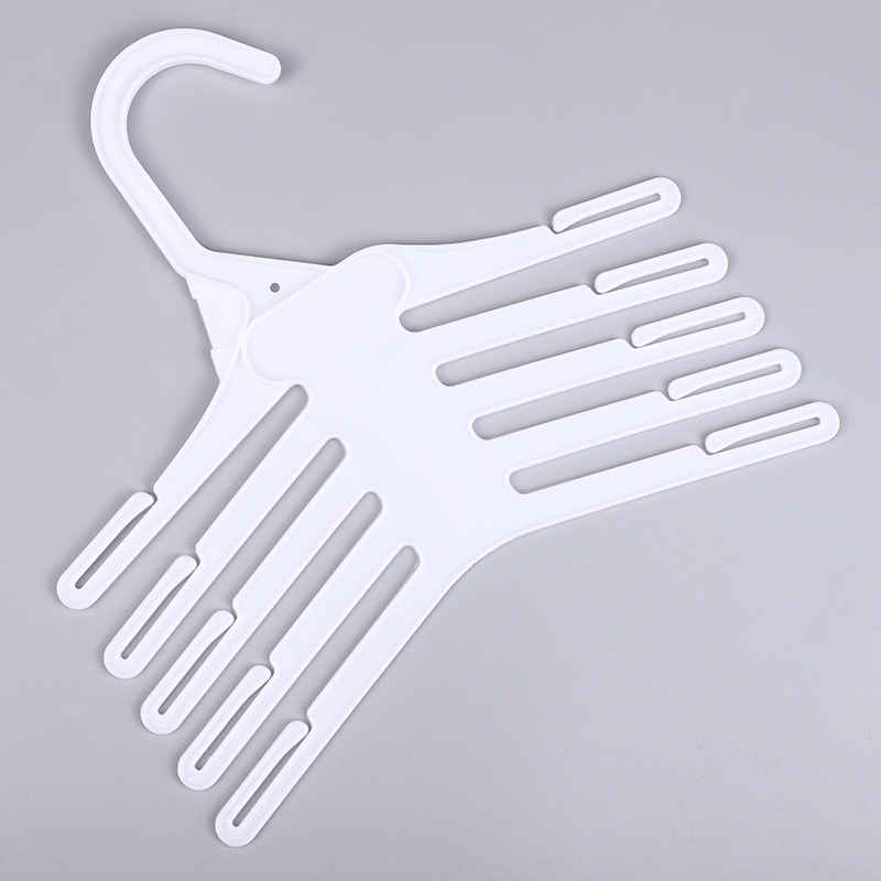 白いプラスチック製滑り止めズボンハンガー20個セット、子供服 - Baby Clothing Hangers のレビューと価格