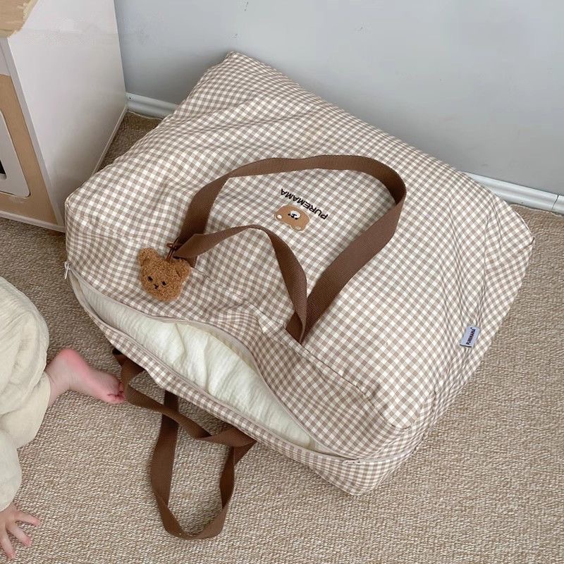 幼稚園児の服や布団収納用の綿製収納バッグ、子供服収納用のハン - Baby Clothing Quilt のレビューと価格