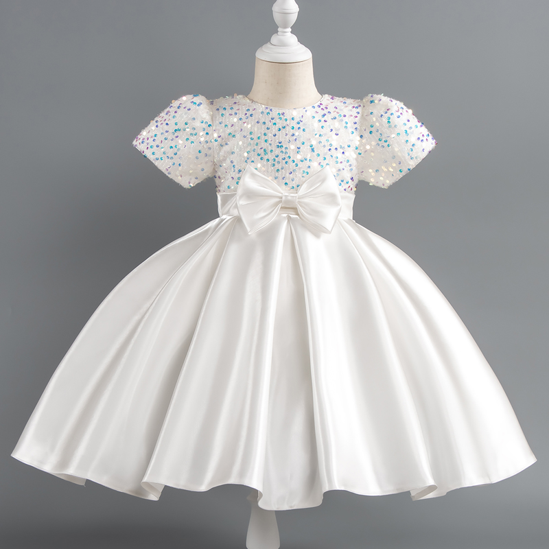 女の赤ちゃんクリスマスドレススパンコール半袖パーティードレス - Baby Clothing Dresser のレビューと価格