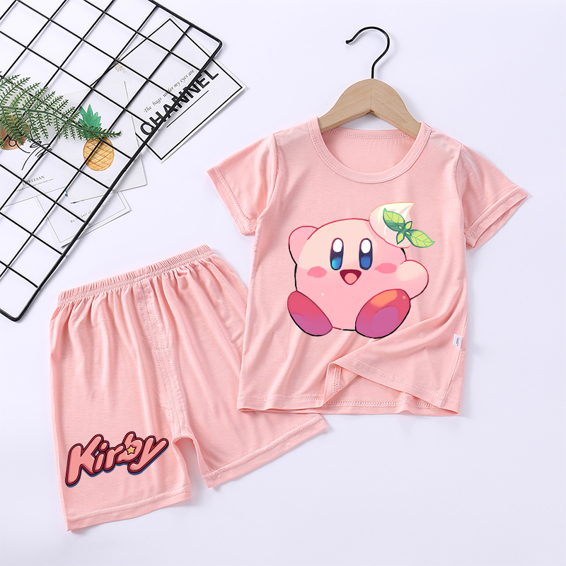 新しいカービィガールパジャマかわいい漫画パジャマセット子供か - Baby Clothing In Japan のレビューと価格