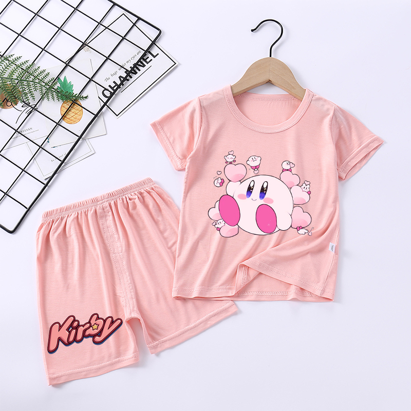 新しいカービィガールパジャマかわいい漫画パジャマセット子供か - Baby Clothing In Japan のレビューと価格