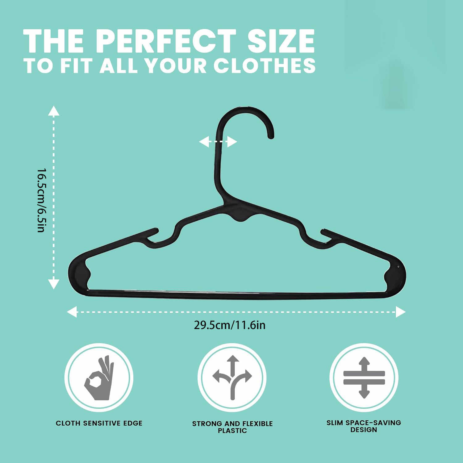 20個セット - 子供用プラスチックハンガー、ベビーハンガー - Baby Clothing Hangers のレビューと価格