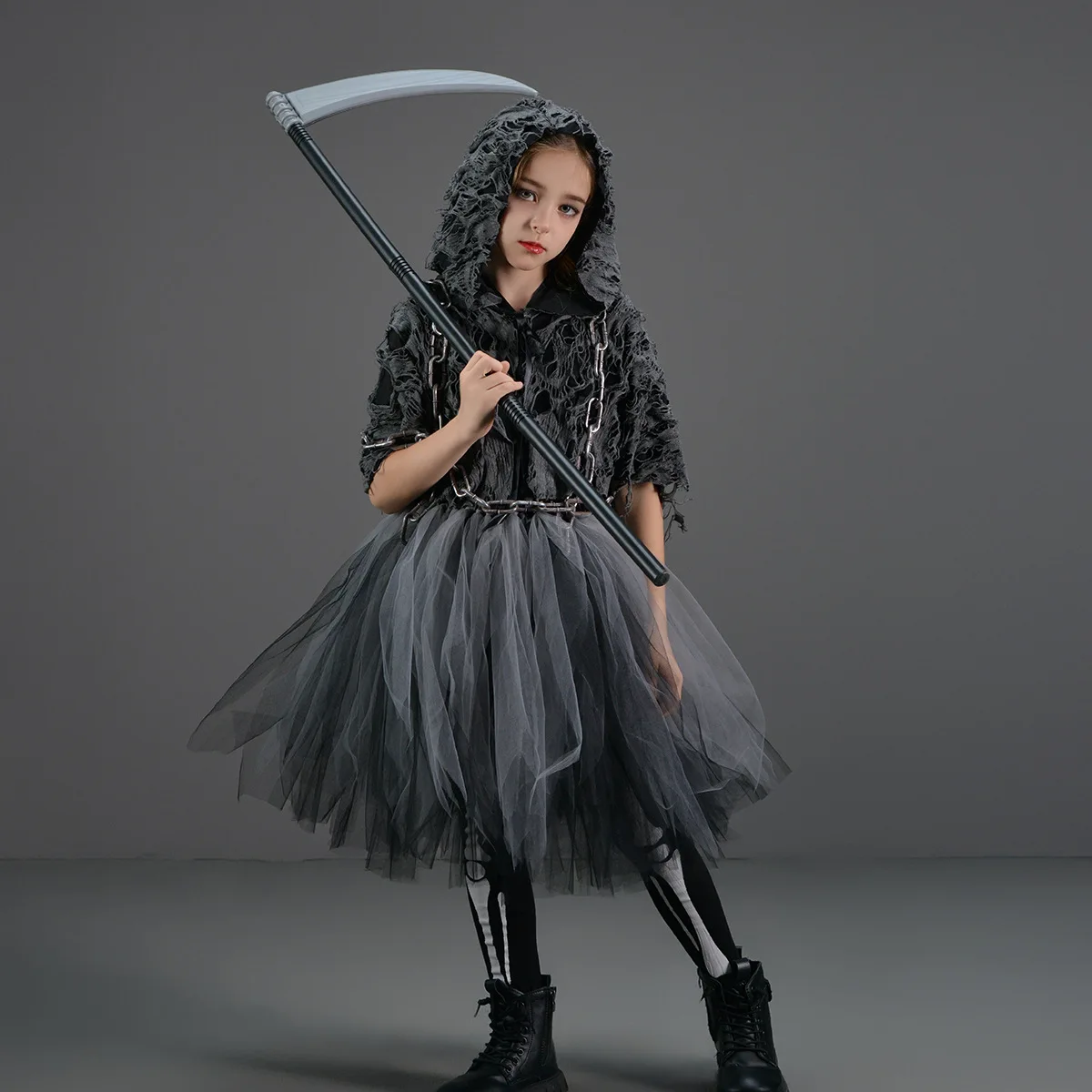 子供用ハロウィンコスプレ怖い死神コスチューム女の子用チュチュ - Baby Tutu Skirt のレビューと価格