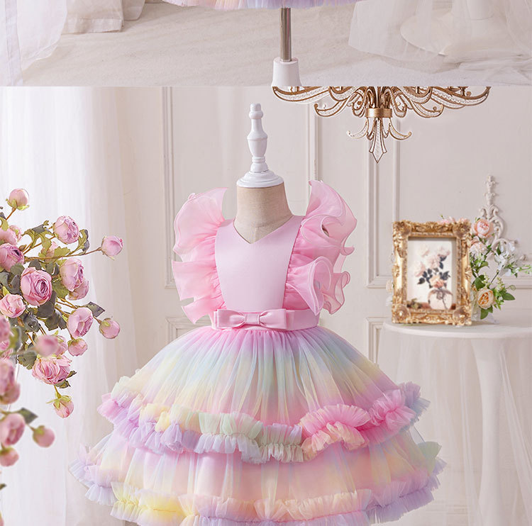 ベビー新しいメッシュプリンセスドレスガールズファッション 7 - Baby Clothing Dresser のレビューと価格