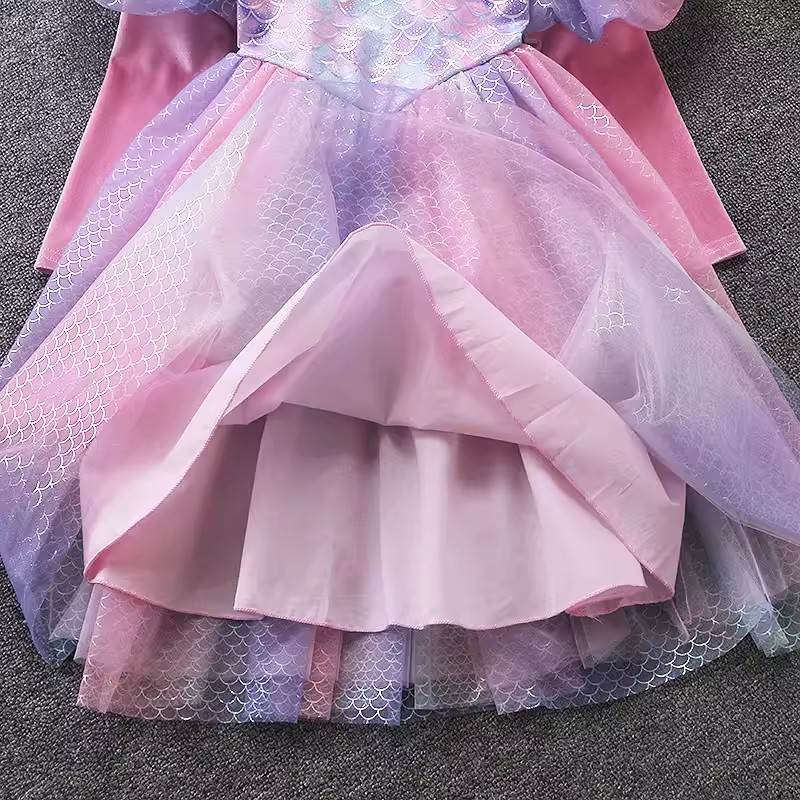 ピンクの人魚ドレス 2026 新作 ベビーガール グラデーシ - Baby Clothing Dresser のレビューと価格