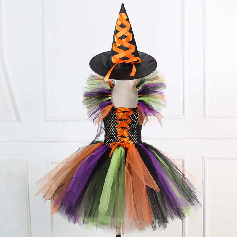 女の子用ハロウィン魔女コスチューム、チュールチュチュドレスと - Baby Tutu Skirt のレビューと価格