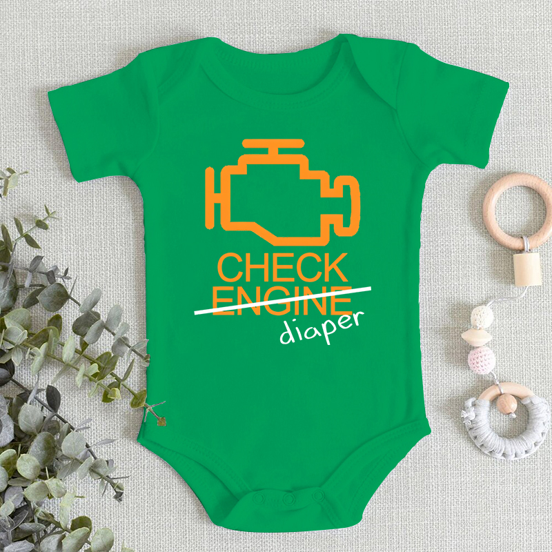 面白いチェック柄おむつレターデザイン肌に優しいベビー男の子女 - Baby Clothing Next のレビューと価格