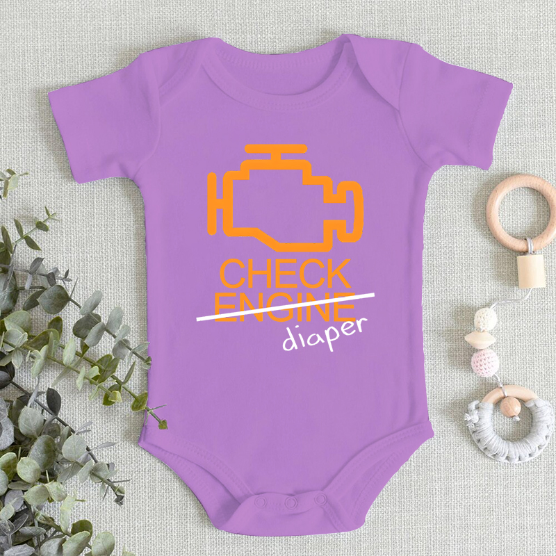 面白いチェック柄おむつレターデザイン肌に優しいベビー男の子女 - Baby Clothing Next のレビューと価格