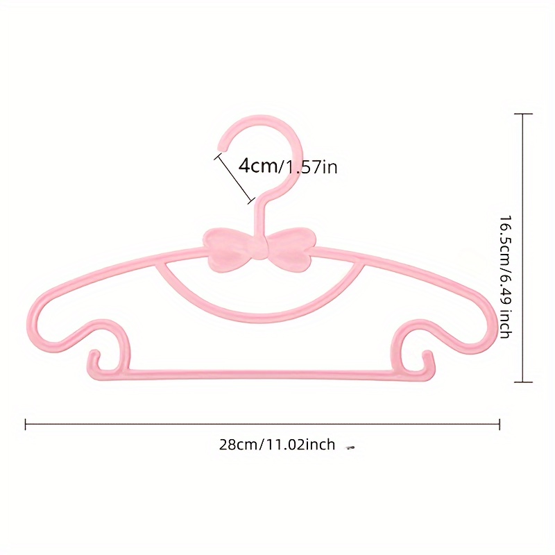 10 個の子供用ハンガー、ポータブルプラスチックディスプレイ - Baby Clothing Hangers のレビューと価格