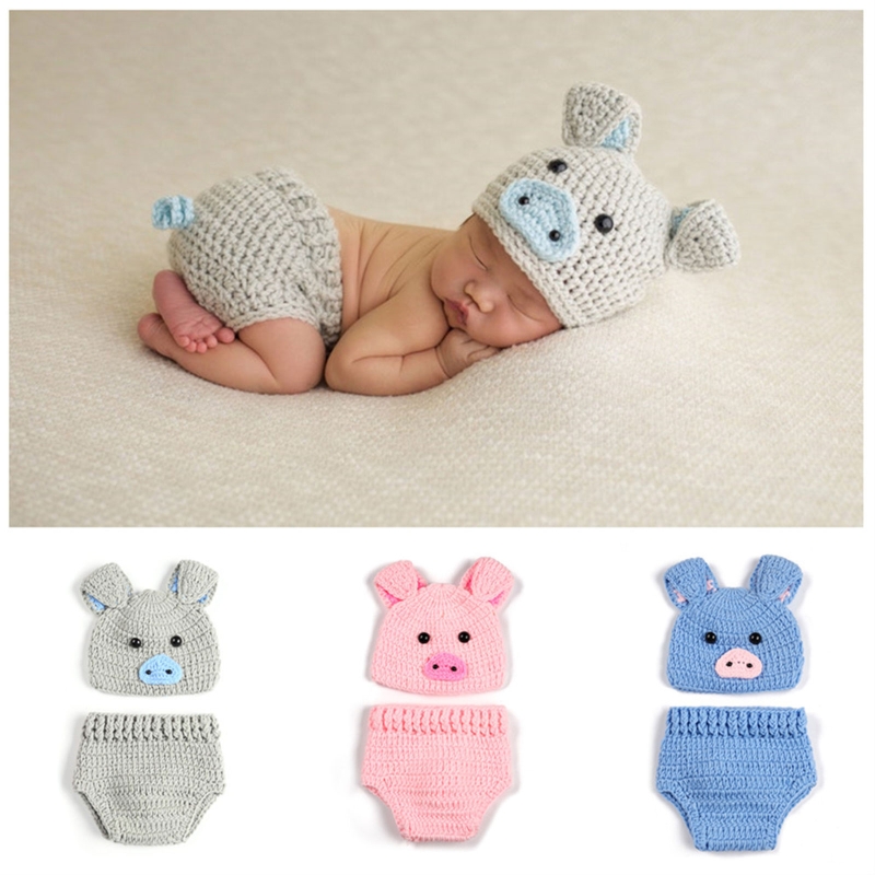 新生児写真アクセサリーセット,かぎ針編みのベビーハット,バル - Baby Clothing Crochet のレビューと価格