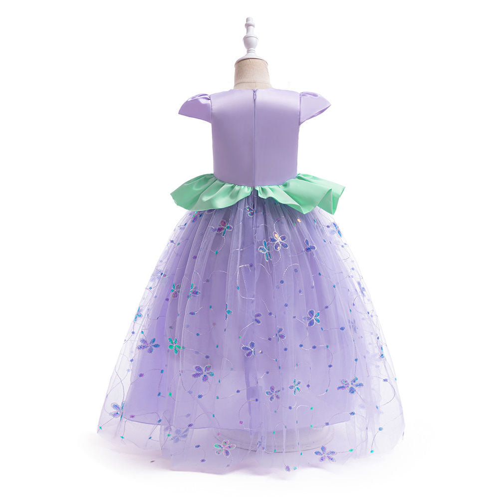 女の子のためのリトルマーメイドアリエルプリンセスコスチューム - Baby Tutu Skirt のレビューと価格