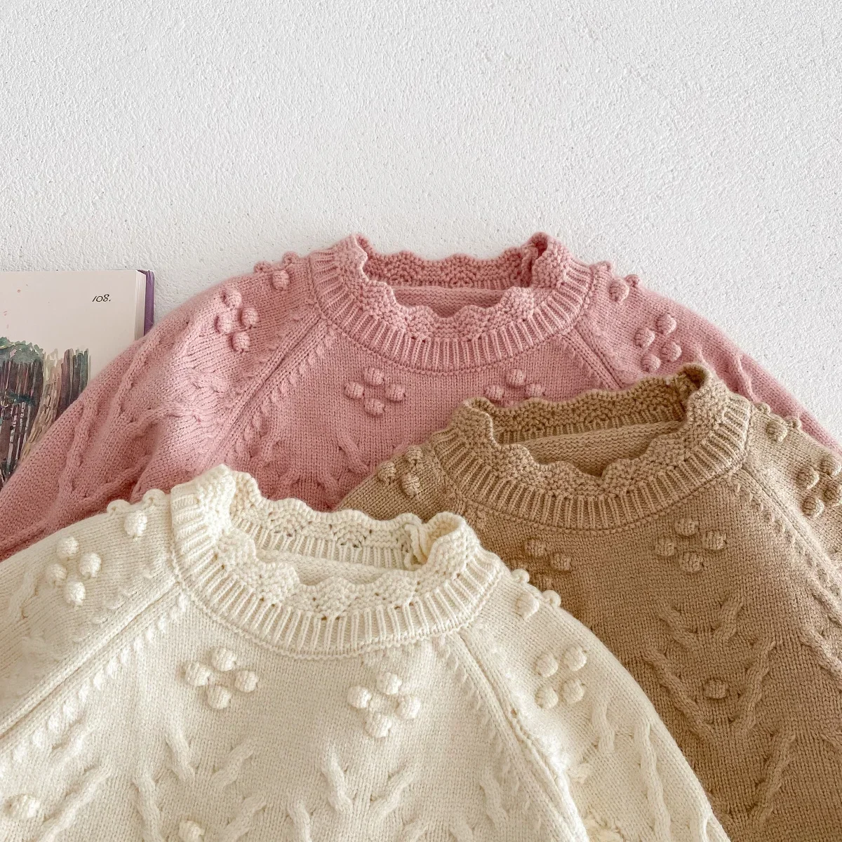 2025 春キッズベビーガールズファッショントップセーター  - Baby Clothing In Japan のレビューと価格
