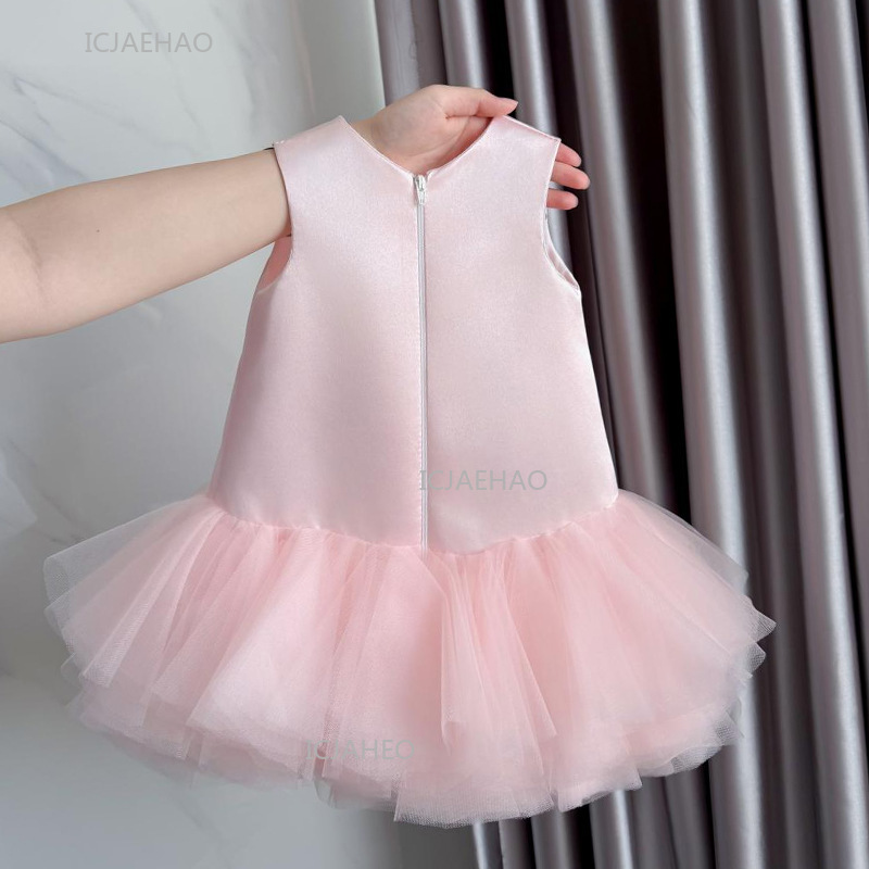 パーティードレス ピンク ベビーガールズ ベスト メッシュス - Baby Clothing Dresser のレビューと価格