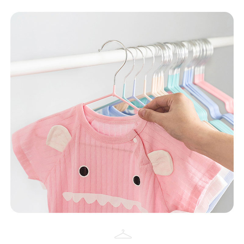 5/10/20 個子供服ハンガーラック金属 + PVC プラ - Baby Clothing Hangers のレビューと価格