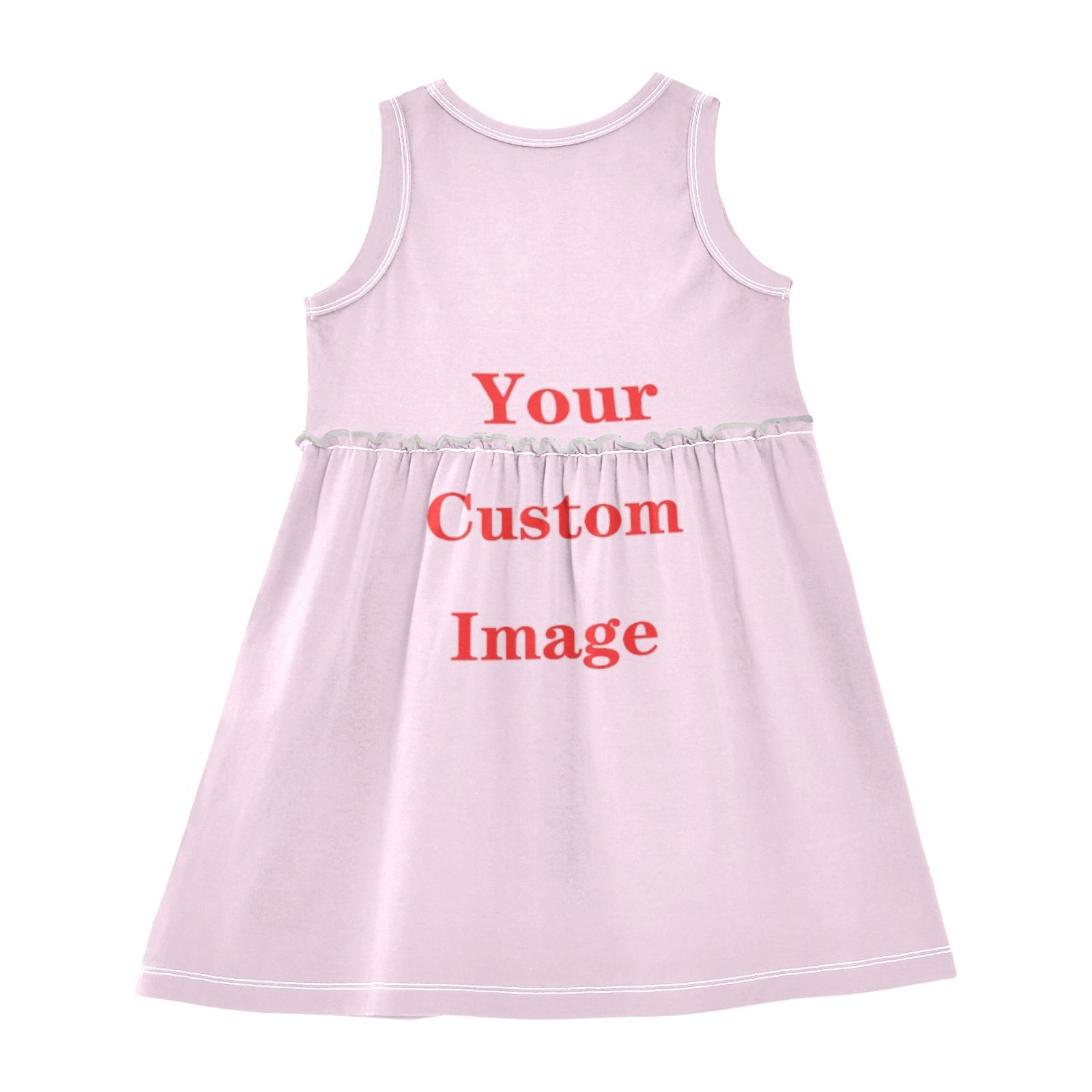 女の子服新しい夏のプリンセスノースリーブドレス子供ドレスカス - Baby Clothing Images のレビューと価格