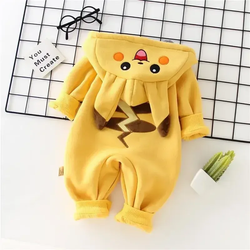 漫画ポケットモンスターベビーパジャマ新生児かわいい冬長袖子供 - Baby Clothing In Japan のレビューと価格