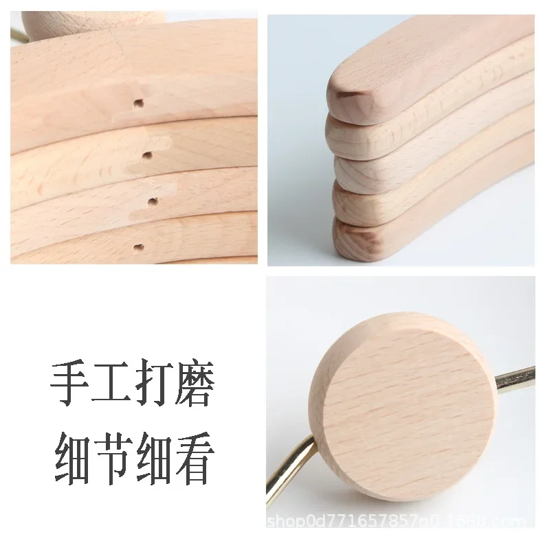 10 個子供用無垢材ハンガー家庭用ベビー子供服木製滑り止めハ - Baby Clothing Hangers のレビューと価格