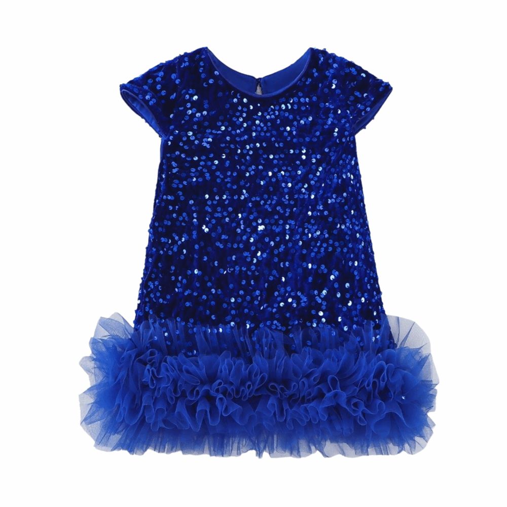 新しい半袖女の子スパンコールベストスカートふわふわメッシュス - Baby Tutu Skirt のレビューと価格