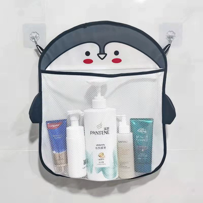 かわいい漫画の動物のポリエステルメッシュ収納バッグ - タイ - Baby Clothing Basket のレビューと価格
