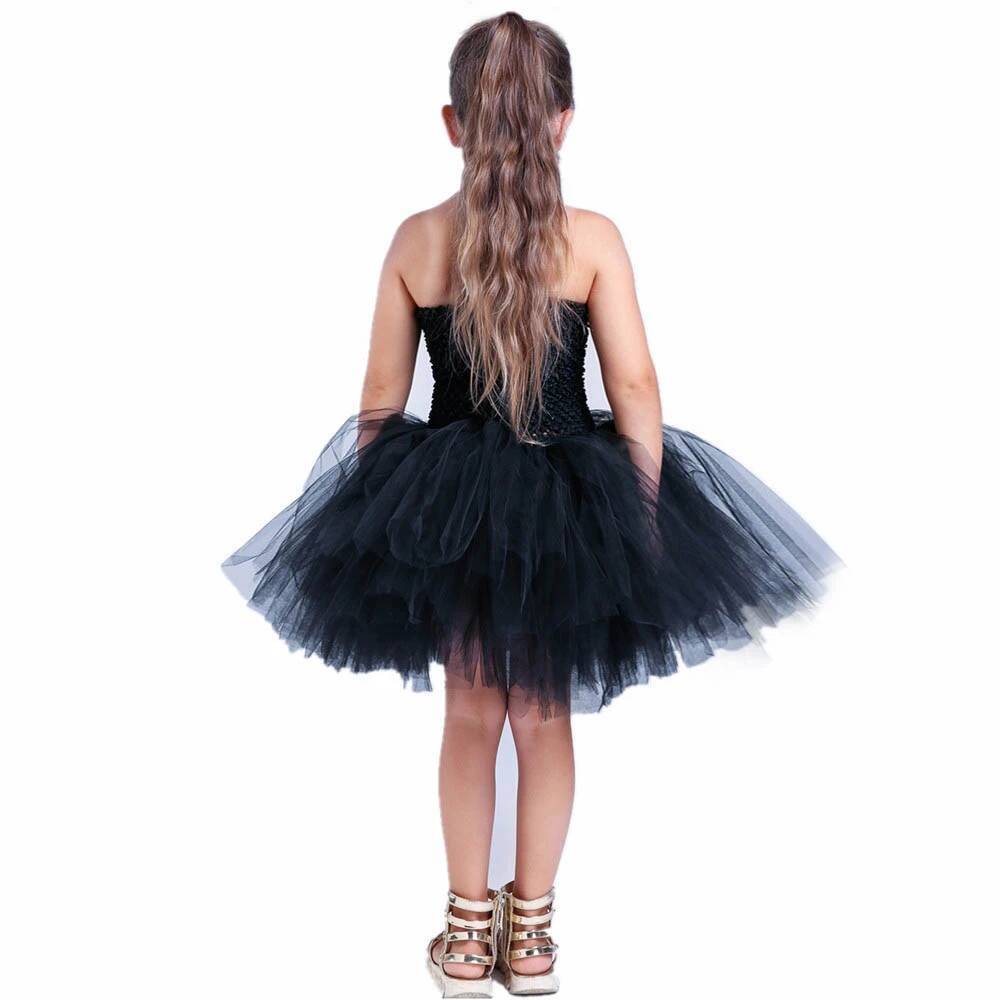 かわいい黒猫チュチュドレス女の赤ちゃんの誕生日ドレス幼児子供 - Baby Tutu Skirt のレビューと価格