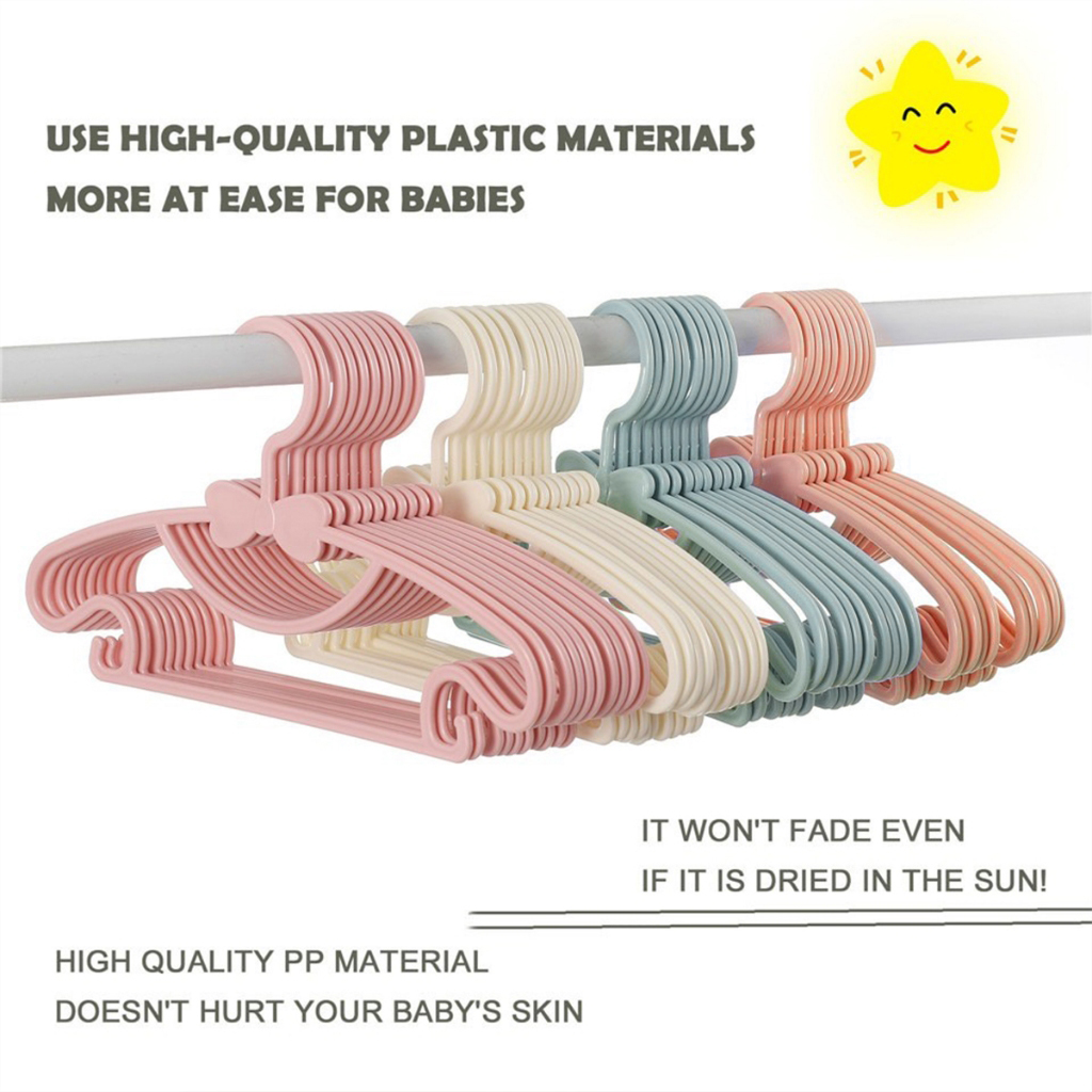 12 個のベビーキッズ服ハンガーセット耐久性のある滑り止め衣 - Baby Clothing Hangers のレビューと価格