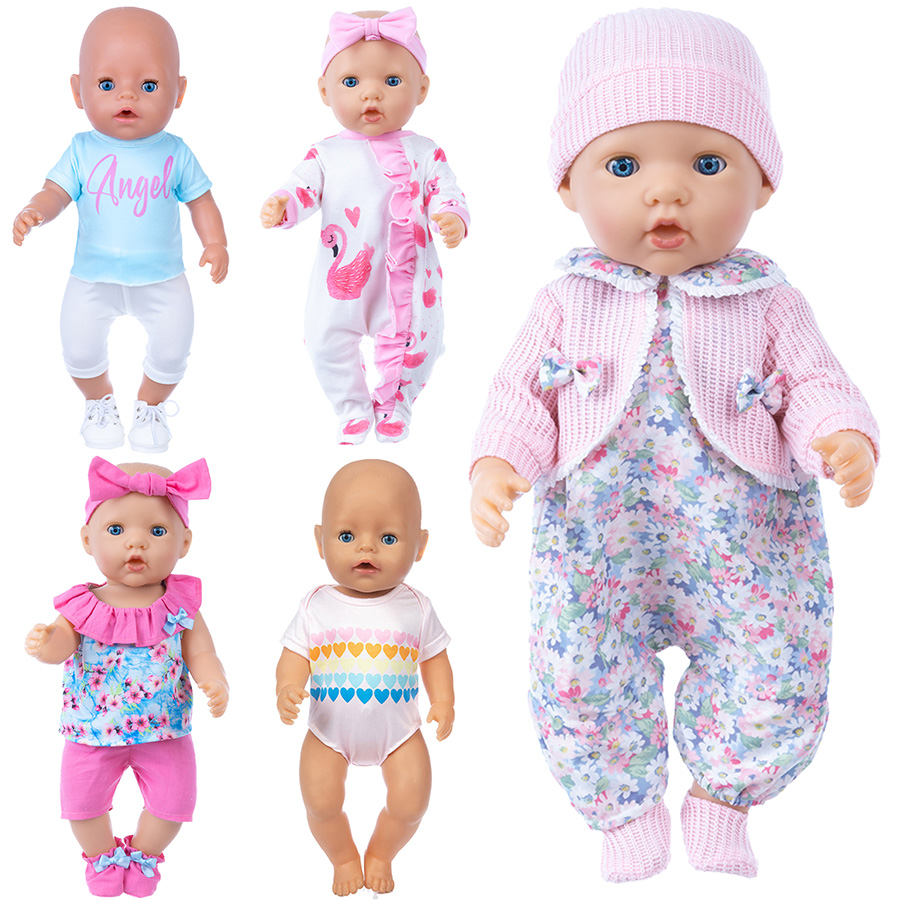 人形の服 18 インチリボーンドール用かわいいパジャマスーツ - Baby Clothing Next のレビューと価格