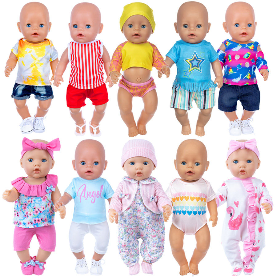 人形の服 18 インチリボーンドール用かわいいパジャマスーツ - Baby Clothing Next のレビューと価格