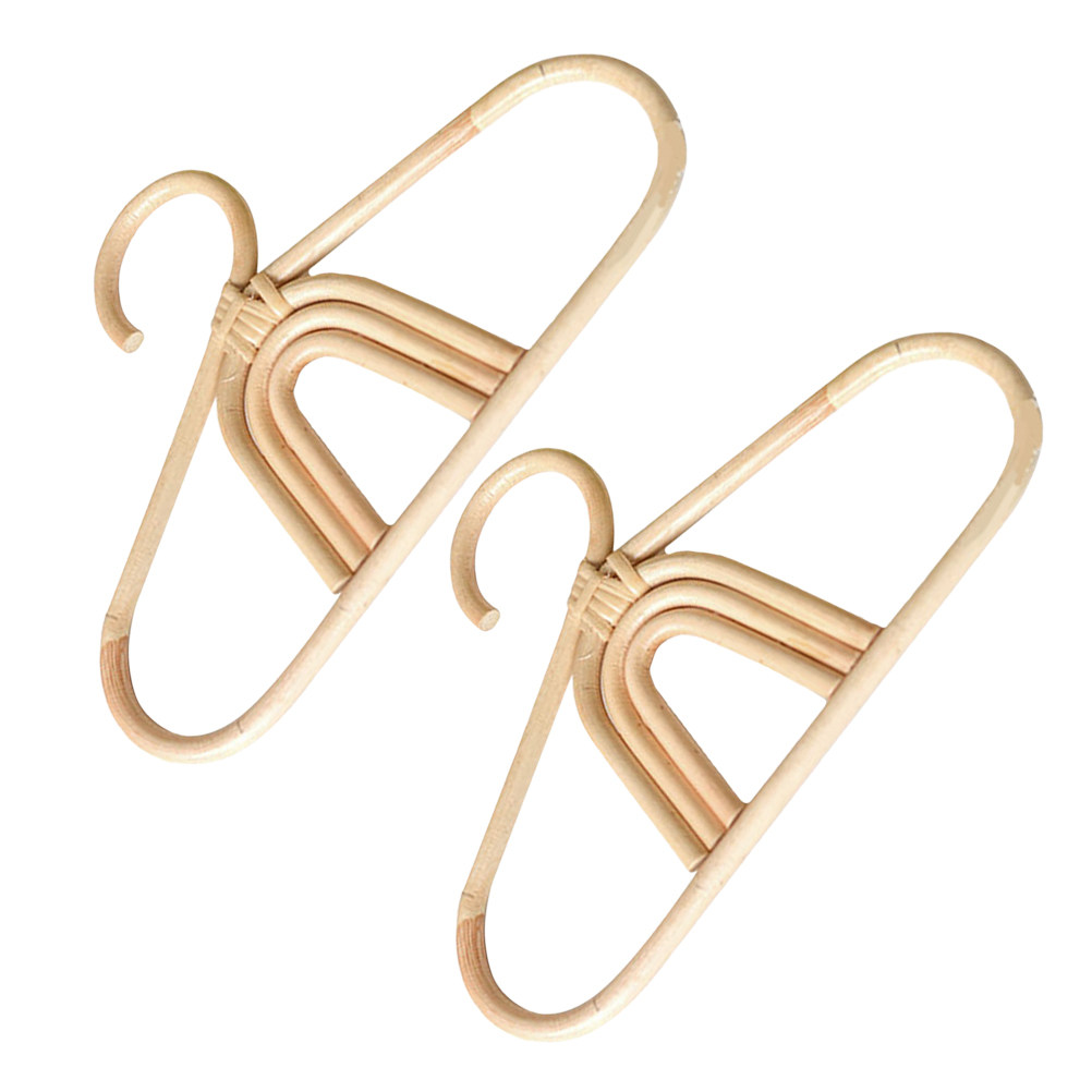2個セット ラタン製キッズハンガー 環境に優しい滑らかな仕上 - Baby Clothing Hangers のレビューと価格